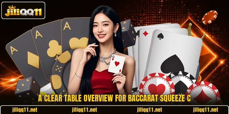 A clear table overview for Baccarat Squeeze C