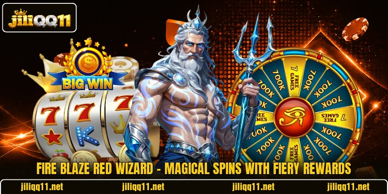 Fire Blaze Red Wizard - Magical Spins With Fiery Rewards