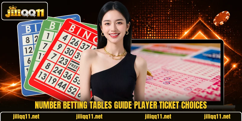 Number betting tables guide player ticket choices Number betting tables guide player ticket choices