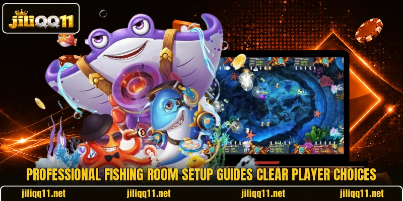 Professional Fishing room setup guides clear player choices Professional Fishing room setup guides clear player choices